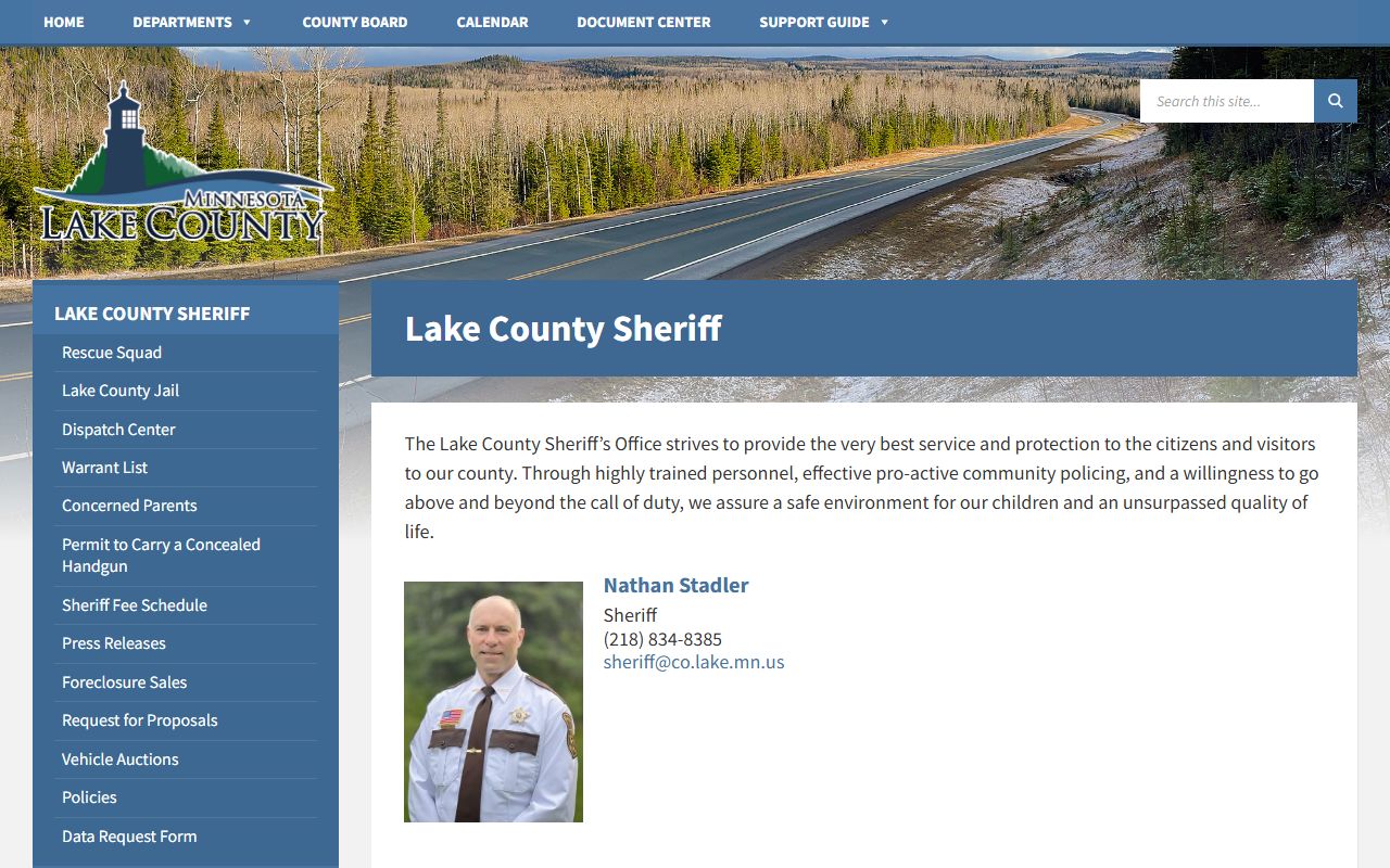 Lake County arrest records and court charges sheriff page