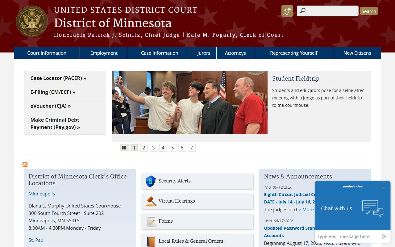 Lake County court records federal district court source